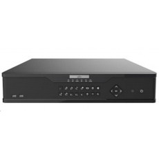 Uniview NVR, 32 kanálů, H.265, 4x HDD, 12Mpix (384Mbps/384Mbps), HDMI+VGA Full HD, ONVIF, 3x USB, audio