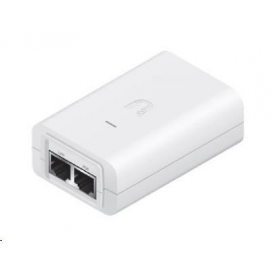 UBNT POE-24-7W-G-WH [Gigabit PoE adapter 24V/0,3A (7W), pro LBE-5AC-Gen2,LBE-5AC-16-120, vč.napájecího kabelu]