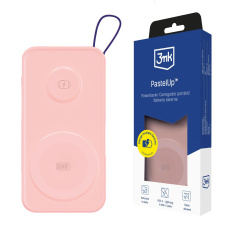 3mk PastelUp Powerbank 10,000mAh 22.5W USB 1A1C - Pink 3mk PastelUp Powerbank 10,000mAh 22.5W USB 1A1C - Pink
