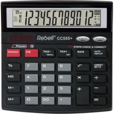 REBELL kalkulačka - CC555+ - černá