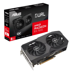 ASUS VGA AMD Radeon DUAL RX 7600 8G OC, AMD RX 7600, 3xDP, 1xHDMI ASUS VGA AMD Radeon DUAL RX 7600 8G OC, AMD RX 7600, 3xDP, 1xHDMI