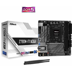 ASRock MB Sc LGA1700 Z790M-ITX WIFI, Intel Z790, 2xDDR5, 1xDP, 1xHDMI, WI-FI, mini-ITX