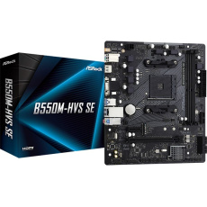ASRock MB Sc AM4 B550M-HVS SE, AMD PRO565, 2xDDR4, HDMI, mATX ASRock MB Sc AM4 B550M-HVS SE, AMD PRO565, 2xDDR4, HDMI, mATX