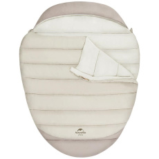Naturehike dvojitý spací pytel Snail 2,8 kg - krémový