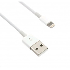 C-TECH kabel USB 2.0 Lightning (IP5 a vyšší) nabíjecí a synchronizační kabel, 2m, bílý