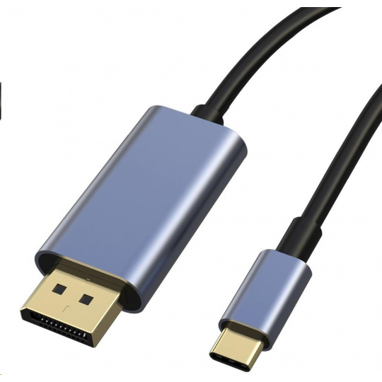 PremiumCord kabel USB-C na DisplayPort DP1.4 8K@60Hz a 4k@120Hz 2m