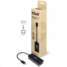Club3D Adaptér USB 3.2 Gen 1 Typ C na RJ45 2.5Gbps, 24cm Club3D Adaptér USB 3.2 Gen 1 Typ C na RJ45 2.5Gbps, 24cm