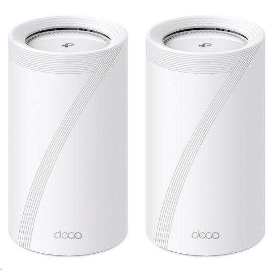 TP-Link Deco BE85(2-pack) WiFi7 Mesh(BE22000,2,4GHz/5GHz/6GHz,1x10GbELAN/WAN,1xSFP+/10GbELANcombo,2x2,5GbELAN/WAN,1xUSB)