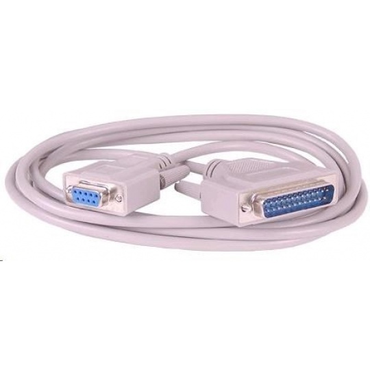 PREMIUMCORD Kabel seriový k tiskárně 9F-25M 2m