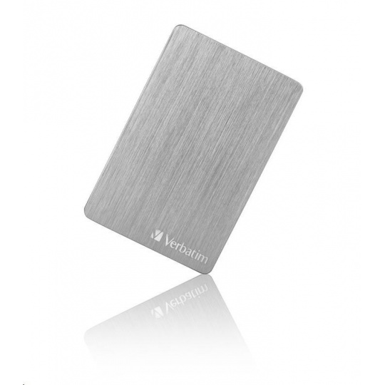 VERBATIM HDD 2.5" 2TB Store 'n' Go ALU Slim Portable Hard Drive USB 3.2, Silver