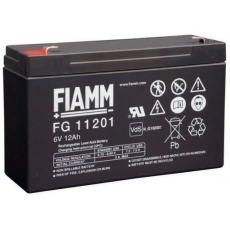 Baterie - Fiamm FG11201 (6V/12,0Ah - Faston 187), životnost 5let