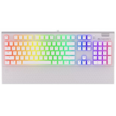 Endorfy herní klávesnice Omnis OWH Pudd.Kailh RD RGB /USB/ red switch / drátová / mechanická / US layout / bílá RGB Endorfy herní klávesnice Omnis OWH Pudd.Kailh RD RGB /USB/ red switch / drátová / mechanická / US layout / bílá RGB