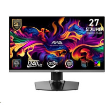 MSI LCD MAG 272UP QD-OLED X24, 26.5", QD-OLED, 4K UHD, 240Hz, 0.03ms, Black, 3R MSI LCD MAG 272UP QD-OLED X24, 26.5", QD-OLED, 4K UHD, 240Hz, 0.03ms, Black, 3R