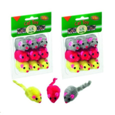 Hr.PL Mys barevna+catnip 5cm/9ks