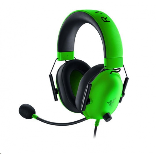 RAZER sluchátka Blackshark V2 X, drátové, zelená