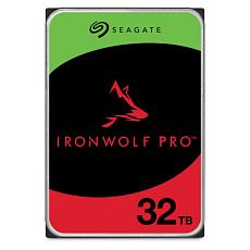 SEAGATE HDD 32TB IRONWOLF PRO, 3.5", SATA 6 Gb/s, 7200 RPM, Cache 512MB, CMR SEAGATE HDD 32TB IRONWOLF PRO, 3.5", SATA 6 Gb/s, 7200 RPM, Cache 512MB, CMR