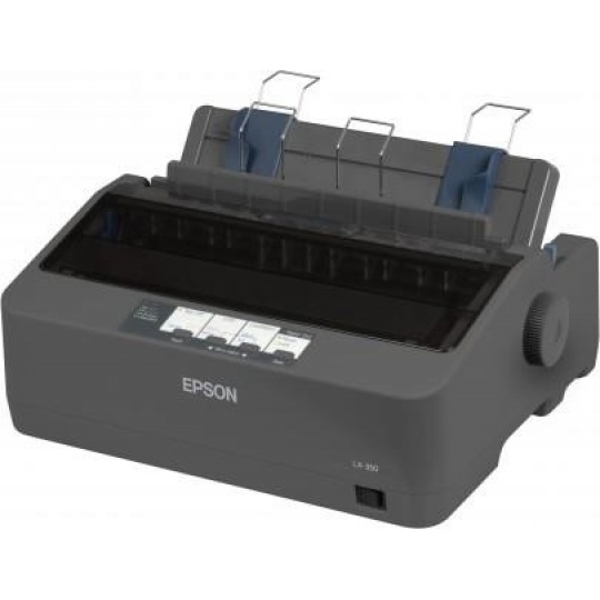 EPSON tiskárna jehličková LX-350, A4, 9 jehel, 347 zn/s, 1+4 kopii, USB 2.0, LPT, RS232