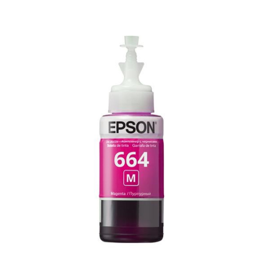 BAZAR - EPSON ink bar T6643 Magenta ink container 70ml pro L100/L200/L550/L1300/L355/365 - Poškozený obal (Komplet)
