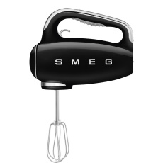 Smeg HMF01BLEU ruční mixér, 250 W, 9 programů, časovač, turbo, elektronický tempomat, černý Smeg HMF01BLEU ruční mixér, 250 W, 9 programů, časovač, turbo, elektronický tempomat, černý