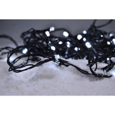 Solight LED venkovní vánoční řetěz, 200 LED, 10m, přívod 5m, 8 funkcí, IP44, studená bílá Solight LED venkovní vánoční řetěz, 200 LED, 10m, přívod 5m, 8 funkcí, IP44, studená bílá