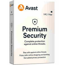 _Prodloužení  Avast Premium Security for Windows 1 zařízení na 12 měsíců