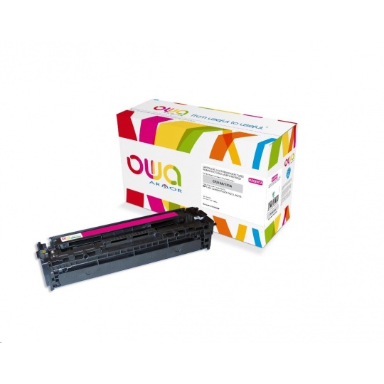 OWA Armor toner pro HP Color Laserjet Pro 200 M251, M276, 1800 Stran, CF213A, červená/magenta