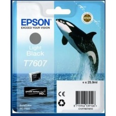 EPSON ink čer ULTRACHROME HD "Kosatka" - Light Black - T7607 (25,9 ml)