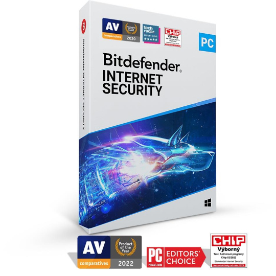 Bitdefender Internet Security - 5PC na 1 rok - elektronická licence do emailu