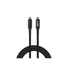 WG - Datový kabel Type-C na Type-C, 1 metr, 5 A, 240 W, 40Gbps, USB4, černá WG - Datový kabel Type-C na Type-C, 1 metr, 5 A, 240 W, 40Gbps, USB4, černá