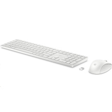 HP 650 Wireless Keyboard & Mouse- CZ klávesnice a myš, bílá HP 650 Wireless Keyboard & Mouse- CZ klávesnice a myš, bílá