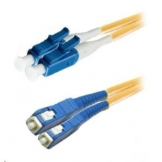 Duplexní patch kabel SM 9/125, OS2, LC-SC, LS0H, 1m Duplexní patch kabel SM 9/125, OS2, LC-SC, LS0H, 1m