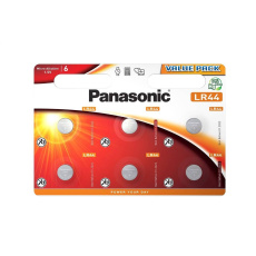 Panasonic knoflíková baterie LR44EL/6BP (Blistr 6 ks) Panasonic knoflíková baterie LR44EL/6BP (Blistr 6 ks)