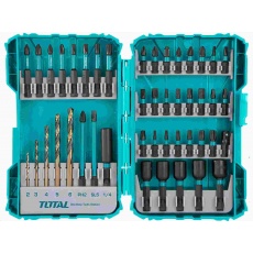 Total TACSDL24502 Vrtáky a hroty, sada 45ks, industrial Total TACSDL24502 Vrtáky a hroty, sada 45ks, industrial