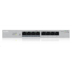 Zyxel GS1200-8HP 8-port Desktop Gigabit Web Smart switch, 4x PoE 802.3at, PoE budget 60W, fanless