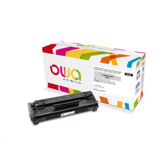 OWA Armor toner pro HP Laserjet 5L, 6L, 3100, 3150, 2500 Stran, C3906A, černá/black