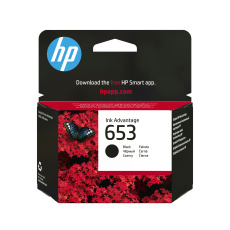 BAZAR - HP 653 Black Original Ink Advantage Cartridge (360 pages) - Poškozený obal (Komplet)