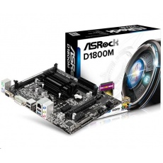 ASRock MB Int.procesor D1800M, 2xDDR3, VGA, mATX ASRock MB Int.procesor D1800M, 2xDDR3, VGA, mATX