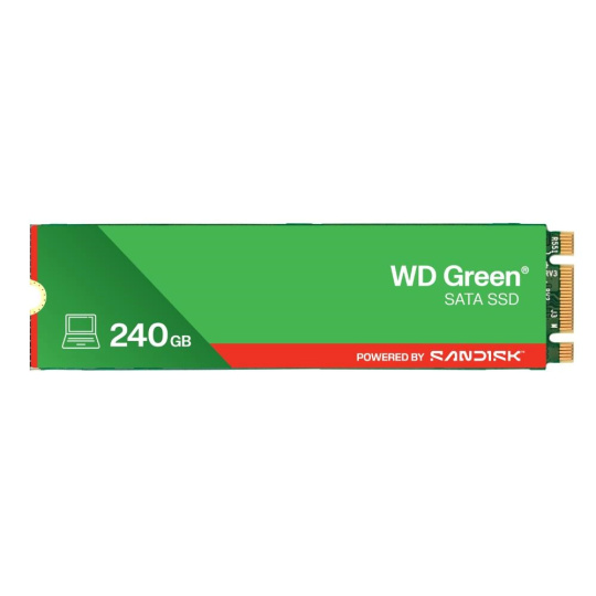 WD GREEN SSD 3D NAND WDS250G5G0A00CPT0C 250GB Powered by SanDisk, SATA/600, (R:500, W:400MB/s), 2.5"