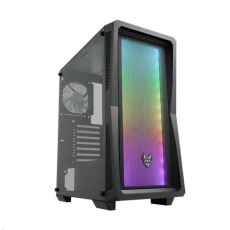 BAZAR - Fortron skříň Midi Tower CMT212A Black, A.RGB light bar, lehká promáčklina ve spodním rohu BAZAR - Fortron skříň Midi Tower CMT212A Black, A.RGB light bar, lehká promáčklina ve spodním rohu