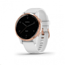 Garmin monitorovací náramek a hodinky vívoactive4S RoseGold/White Band - POŠKOZENÝ OBAL Garmin monitorovací náramek a hodinky vívoactive4S RoseGold/White Band - POŠKOZENÝ OBAL