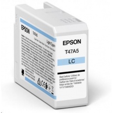 EPSON ink Singlepack Light Cyan T47A5 UltraChrome Pro 10 ink 50ml EPSON ink Singlepack Light Cyan T47A5 UltraChrome Pro 10 ink 50ml
