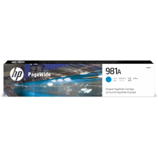 HP 981A Cyan Original PageWide Cartridge (6,000 pages) HP 981A Cyan Original PageWide Cartridge (6,000 pages)