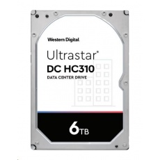 Western Digital Ultrastar® HDD 6TB (HUS726T6TAL5201) DC HC310 3.5in 26.1MM 256MB 7200RPM SAS 512E TCG P3 (GOLD SAS)