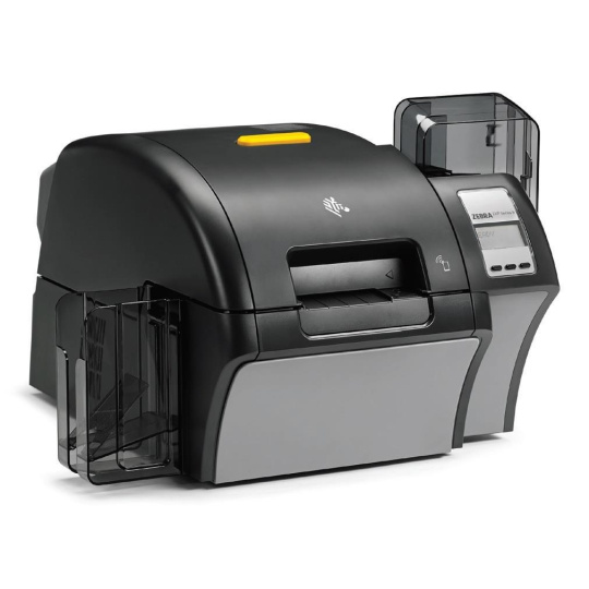 Zebra ZXP Series 9, dual sided, 12 dots/mm (300 dpi), USB, Ethernet, MSR, smart, RFID