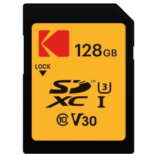 Kodak paměťová SD karta 128GB UHS-I U3 V30 Ultra