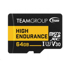 TEAM MicroSDXC karta 64GB UHS-I U3 V30 TEAM MicroSDXC karta 64GB UHS-I U3 V30