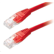XtendLan patch kabel Cat6, UTP - 0,5m, červený (prodej po 10 ks) XtendLan patch kabel Cat6, UTP - 0,5m, červený (prodej po 10 ks)