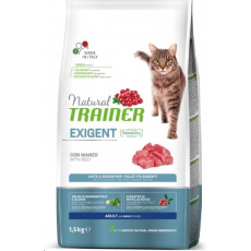 TRAINER Natural Cat Exigent hovezi 1,5kg TRAINER Natural Cat Exigent hovezi 1,5kg