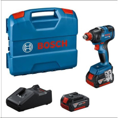 Bosch GDX 18V-200 Akumulátorový rázový utahovák, 2x akumulátor, 1x nabíječka a kufřík