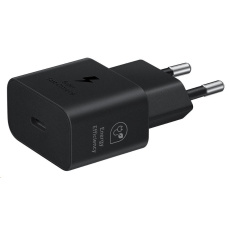 Samsung cestovní nabíječka EP-T2510NBE, GaN Tech, Fast charging, 25W, USB-C, černá Samsung cestovní nabíječka EP-T2510NBE, GaN Tech, Fast charging, 25W, USB-C, černá